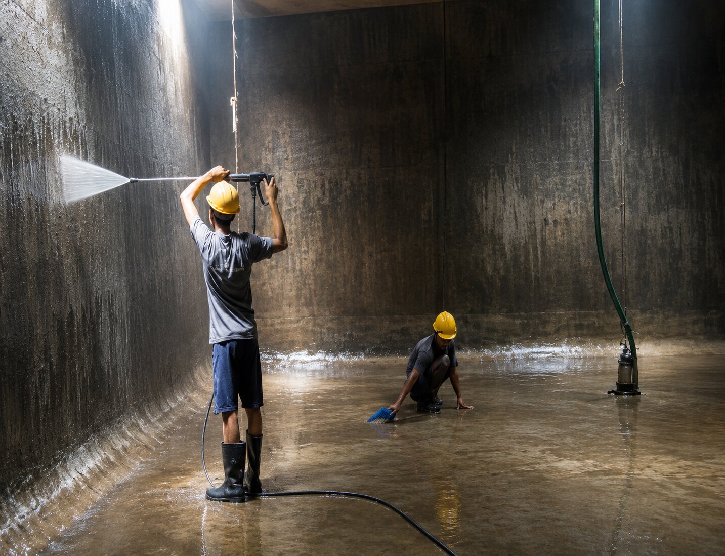 Underground Sump Cleaning